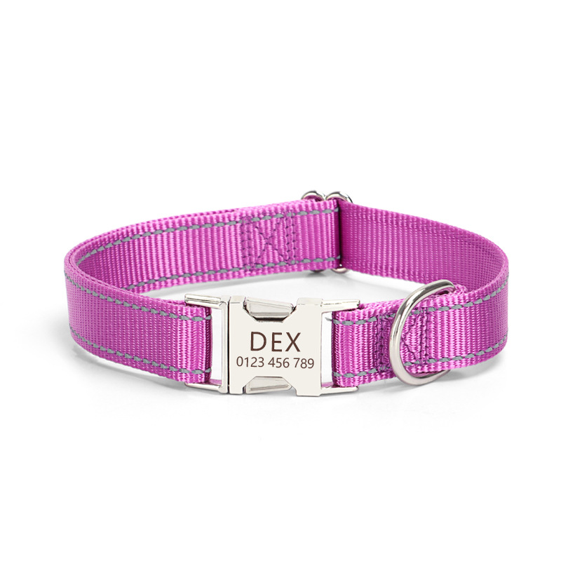 Светлоотразителен найлонов нашийник